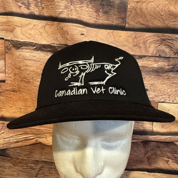 Canadian Vet Clinic Hat Merck Animal Health Promo Richardson 113 Trucker Cap